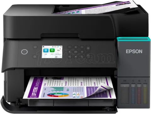 Photo de Imprimante Multifonction 3en1 Epson EcoTank ET-3950 (Noir)