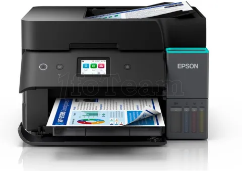 Photo de Imprimante Multifonction 4en1 Epson EcoTank ET-4950 (Noir)