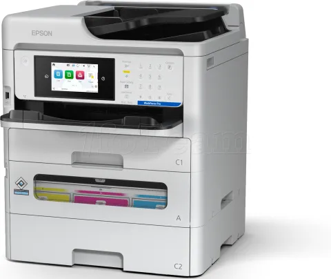 Photo de Imprimante multifonction 4en1 Epson WorkForce Pro EM-C800RDWF (Blanc)