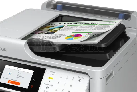 Photo de Imprimante multifonction 4en1 Epson WorkForce Pro EM-C800RDWF (Blanc)