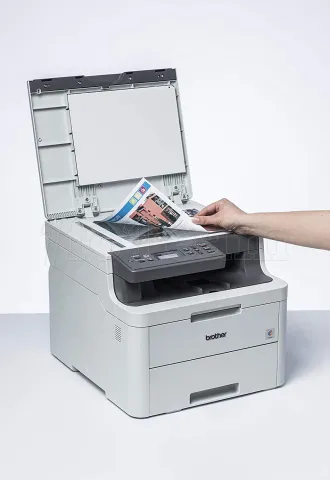 Photo de Imprimante Multifonction Brother Laser couleur DCP-L3510CDW (Blanc)