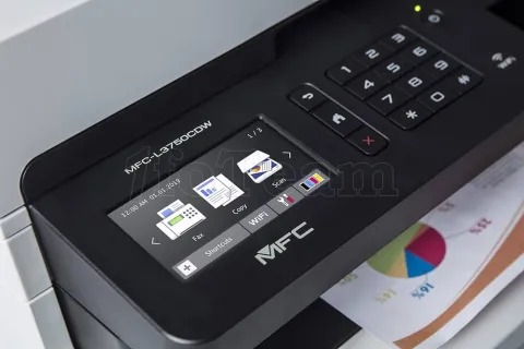 Photo de Imprimante Multifonction Brother MFC-L3750CDW (Blanc)