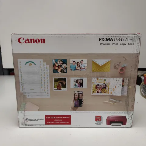 Photo de Imprimante Multifonction Canon Pixma TS3352 (Rouge) ID 181042 S/N AGGA04000