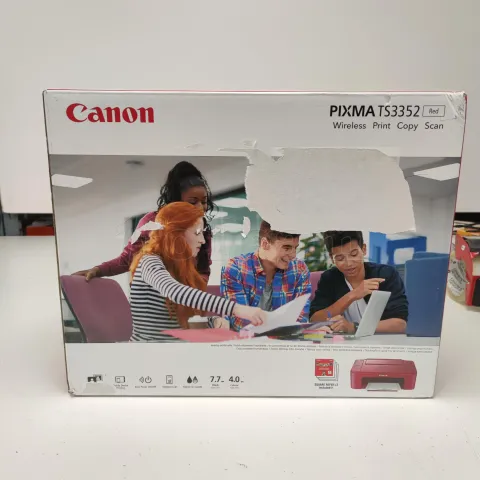 Photo de Imprimante Multifonction Canon Pixma TS3352 (Rouge) ID 181042 S/N AGGA04000