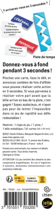 Photo de Jeu - 3 Secondes (Pas Plus) (Fr)