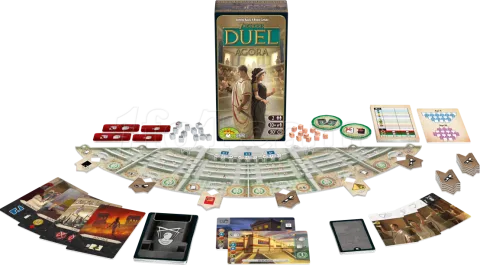 Photo de Jeu - 7 Wonders Duel : Agora (Extension)