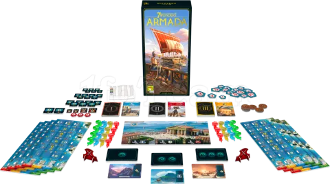 Photo de Jeu - 7 Wonders Nouvelle édition : Armada (Extension)