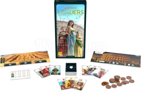 Photo de Jeu - 7 Wonders Nouvelle édition : Leaders (Extension)