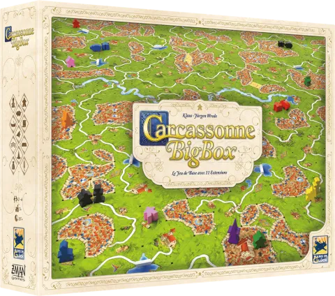 Photo de Jeu - Carcassonne : Big Box (V.3.1) 2025 (Fr)