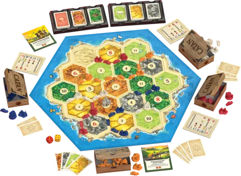 Photo de Jeu - Catan : Le Jeu de Base (Refresh)