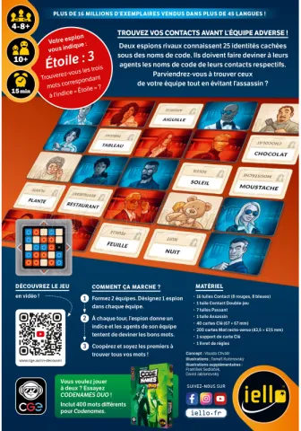 Photo de Jeu - Codenames (Nouvelle Edition)