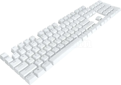 Photo de Jeu de 105 touches pour clavier Corsair PBT Double-Shot Pro (Blanc) AZERTY