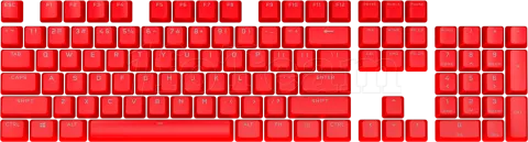 Photo de Jeu de 105 touches pour clavier Corsair PBT Double-Shot Pro (Rouge) AZERTY