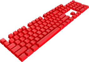 Photo de Corsair PBT Double-Shot Pro (Rouge)