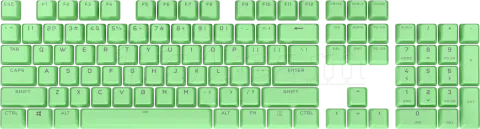 Photo de Jeu de 105 touches pour clavier Corsair PBT Double-Shot Pro (Vert) AZERTY