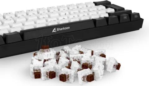 Photo de Jeu de 35 Switchs pour clavier mécanique Sharkoon Kailh Box Brown