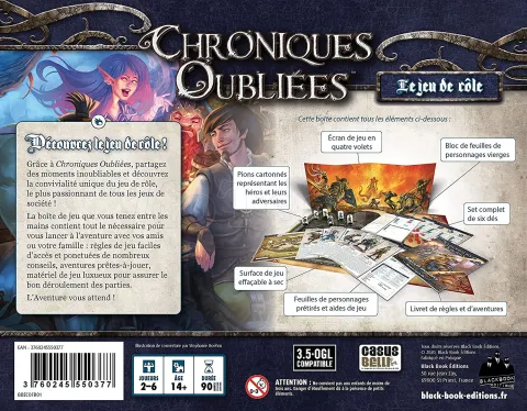 Photo de Jeu de Role : Chroniques Oubliées - Fantasy : Boite Initiation au jeu d'aventures