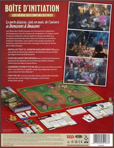 Photo de Jeu de Rôle Dungeons & Dragons 5 - Kit d'Initiation : Les Héros des Confins du Pays (Fr)