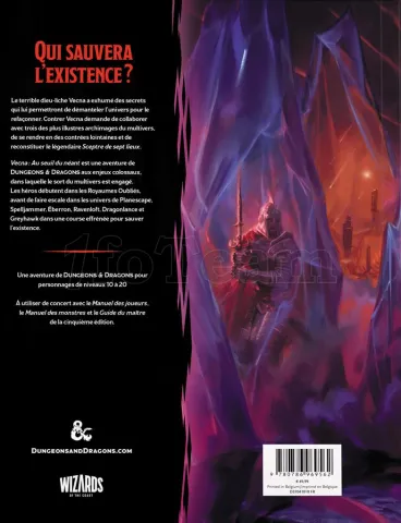 Photo de Jeu de Rôle : Dungeons & Dragons 5 - Livre Au Seuil du Neant (Ed. Wotc)