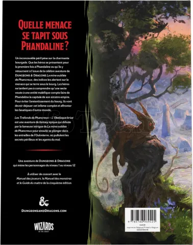 Photo de Jeu de Rôle : Dungeons & Dragons 5 - Livre Les Tréfonds de Phancreux, L'Obélisque Brisé (Fr)