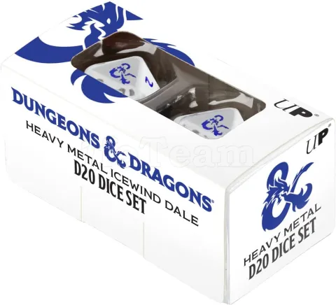 Photo de Jeu de Rôle : Dungeons & Dragons 5 - Set de Dés Heavy Metal IceWind Dale D20