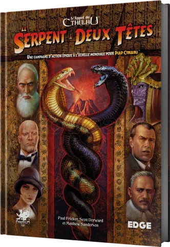 Photo de Jeu de Rôle : L'Appel de Cthulhu - Livre Le Serpent à Deux Tetes