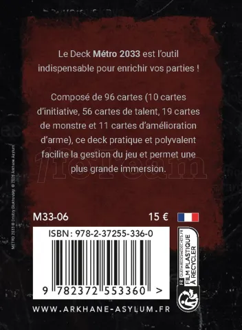 Photo de Jeu de Rôle : Metro 2033 -  Deck de Base