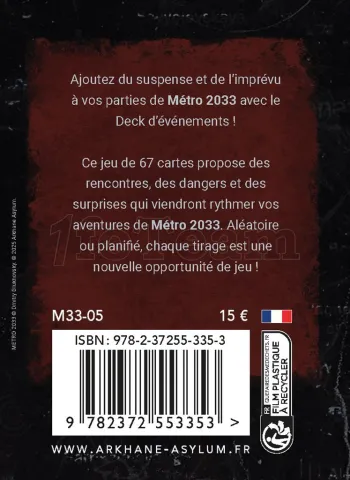 Photo de Jeu de Rôle : Metro 2033 -  Deck Evenement