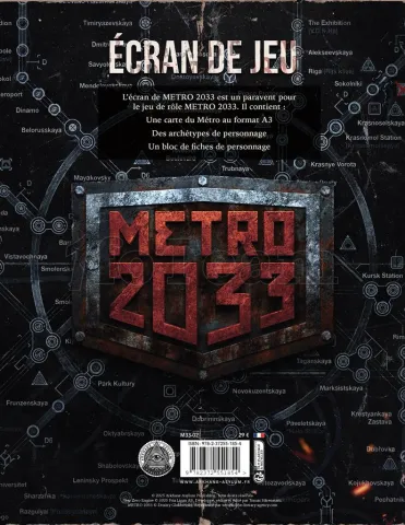 Photo de Jeu de Rôle : Metro 2033 -  Ecran Du Maître