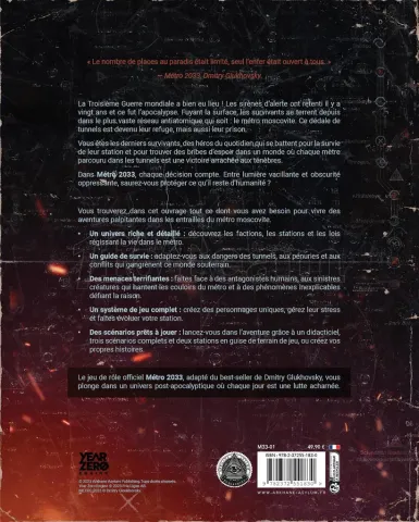Photo de Jeu de Rôle : Metro 2033 - Livre de Règles