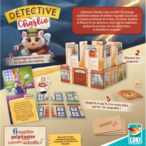 Photo de Jeu - Detective Charlie : Mystèere au Manoir (Fr)