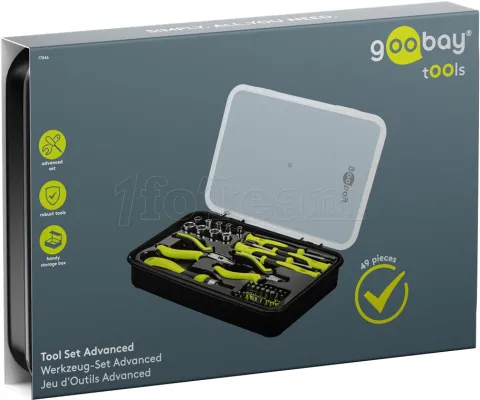 Photo de Jeu d'outils Goobay 49 pièces