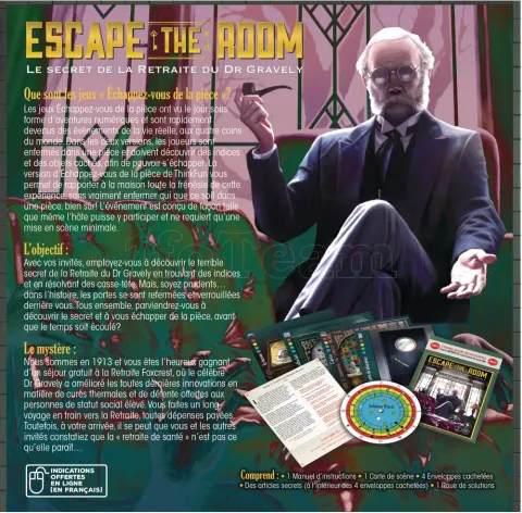 Photo de Jeu - Escape The Room : Le Secret De La Retraite Du Dr Gravely