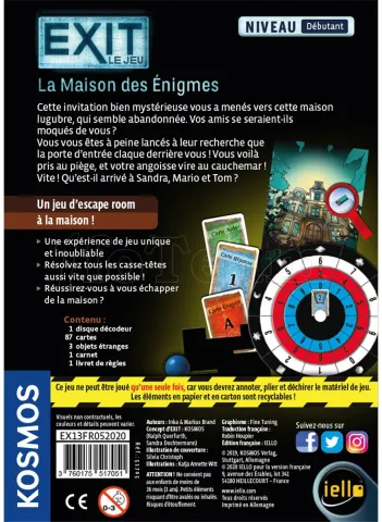 Photo de Jeu - Exit : La Maison des Enigmes