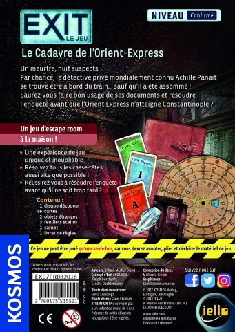 Photo de Jeu - Exit : Le cadavre de l'Orient Express