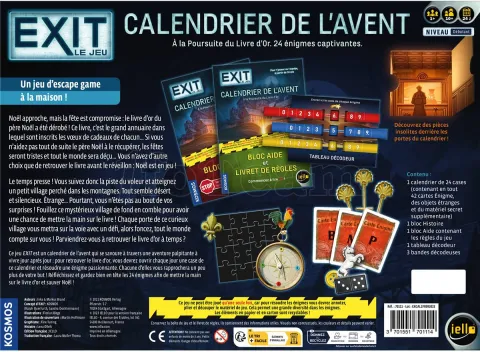 Photo de Jeu - Exit : Le Livre d'Or (Calendrier de l'Avent)