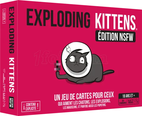 Photo de Jeu - Exploding Kittens : NSFW Edition Rose