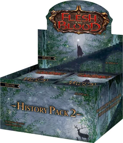 Photo de Jeu - Flesh and Blood : History Pack 2 Black Label (Display 36 Boosters) (Fr)