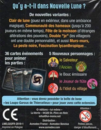 Photo de Jeu - Loups-garous de Thiercelieux : Nouvelle Lune (Extension)