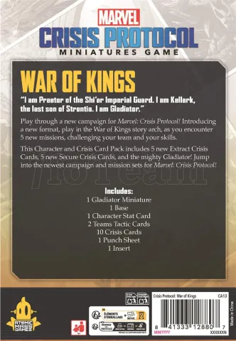 Photo de Jeu - Marvel Crisis Protocol : War of Kings & Crisis Cards