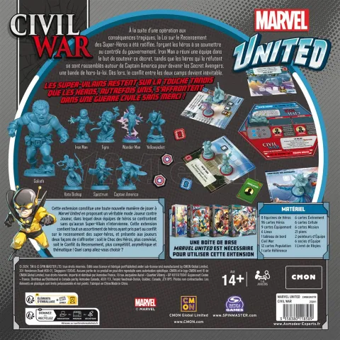 Photo de Jeu - Marvel United : Maximum Civil War