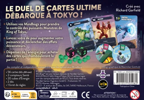 Photo de Jeu - Mindbug : King of Tokyo (Fr)
