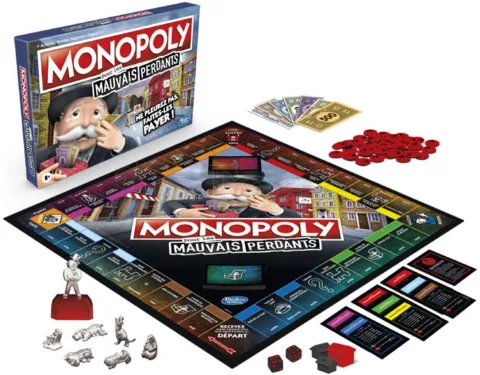 Photo de Jeu  - Monopoly : Edition Mauvais Perdants