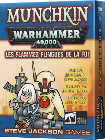Photo de Jeu - Munchkin Warhammer 40k : Flingues de la Foi (Extension)