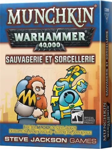 Photo de Jeu - Munchkin Warhammer 40k : Sauvagerie et Sorcellerie (Extension)