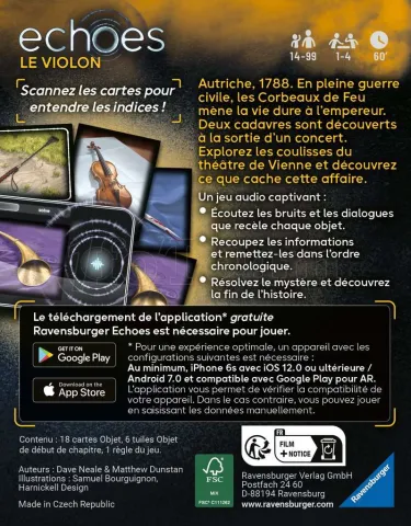 Photo de Jeu Ravensburger - Echoes : Le Violon