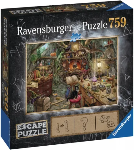 Photo de Jeu Ravensburger Escape Puzzle : La Cuisine De Sorcière (759 pièces)