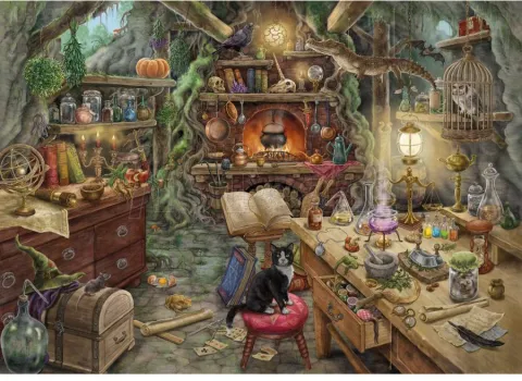 Photo de Jeu Ravensburger Escape Puzzle : La Cuisine De Sorcière (759 pièces)