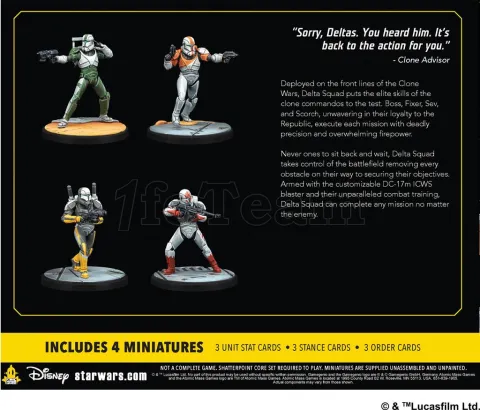 Photo de Jeu Star Wars - Shatterpoint : Delta Squad , Form Up (Escouade)