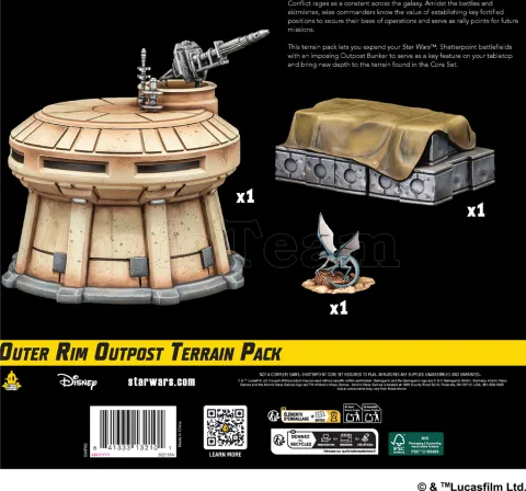 Photo de Jeu Star Wars - Shatterpoint : Set de Terrain Outer Rim OutPost